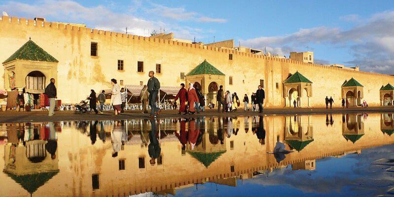 the old walls of meknes city