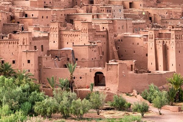 very old mude buildings