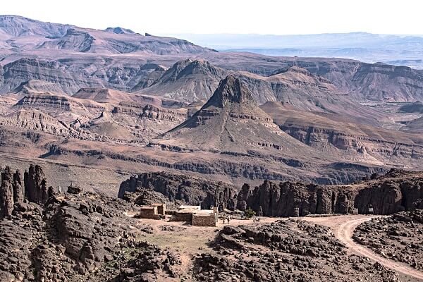 vomlcanic radge in morocco