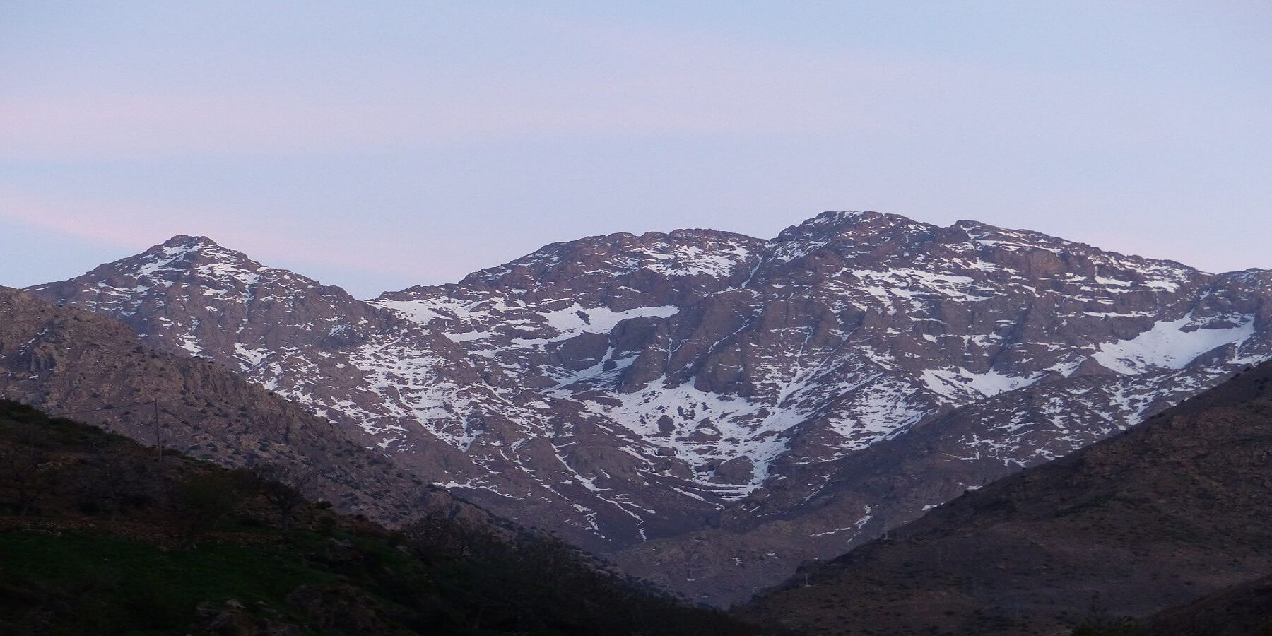 atlas valley treks and tours view from the atlas mountains