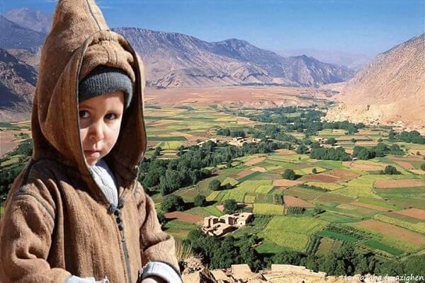 a boy in ait bouguemez valley