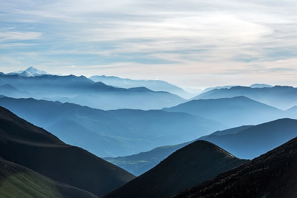 waw view from morocco mountains