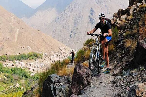 riding mountain bike in morocco
