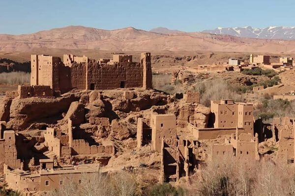 saghro village old builings from mude