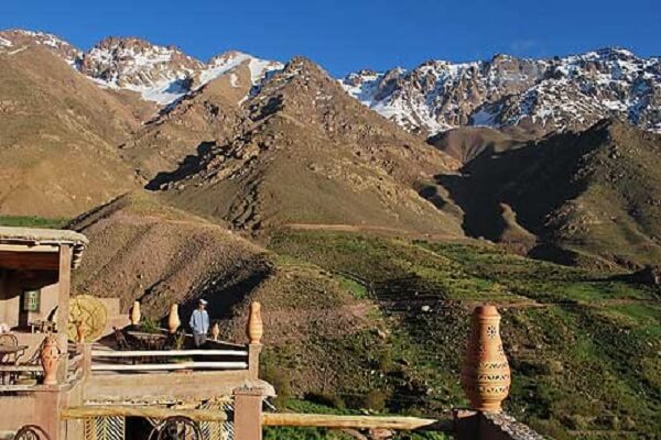 berber place in atlas mountains