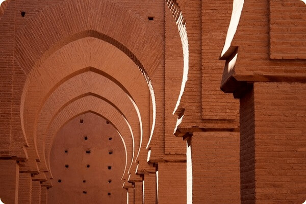 dicorative mosque in morocco