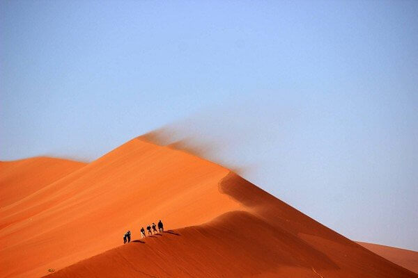 sand storm in sahara