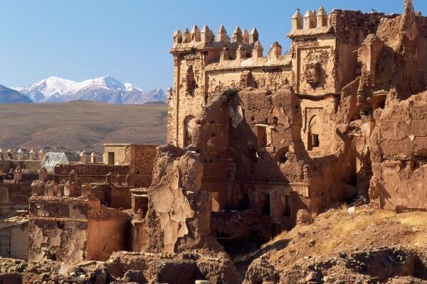 kasbah telouat in high atlas