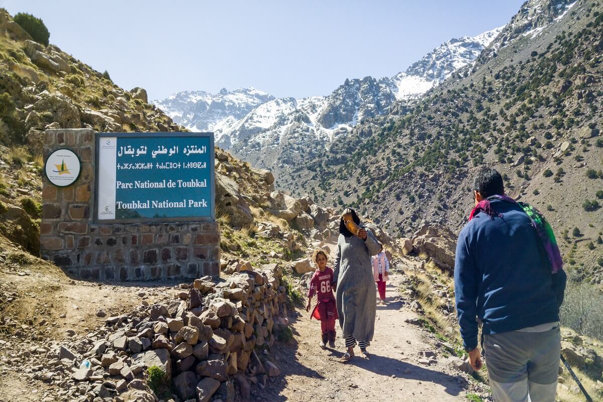 hike toubkal from of national park