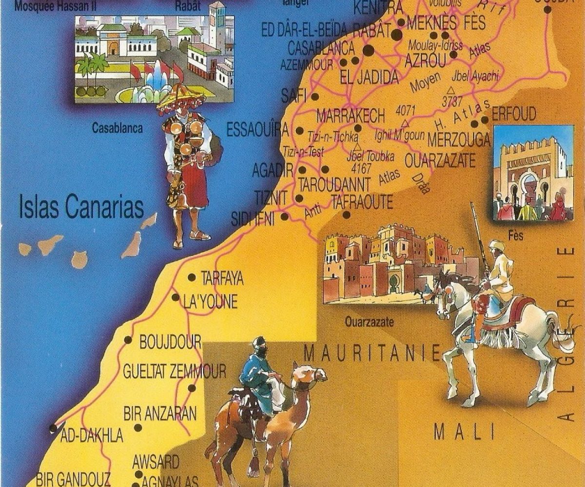morocco map morocco map